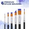 Outdoor Acrylic Paint for Metal, Ohuhu 24 Colors Art Craft Paint Set, 18 Basic Color and 6 Metallic Acrylic Paints (60ml, 2oz.) with 6 Brushes, Waterproof Rich Pigments For Garden Statues, Woods, Rocks, Canvas, Glass, Fabrics, Last 3-4 Years